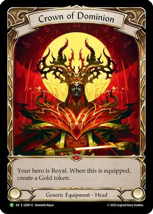 Crown of Dominion (GEM112) - GEM Pack 4 Rainbow Foil