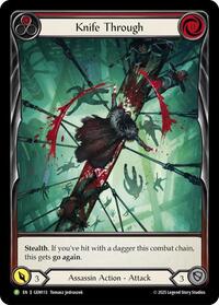 Knife Through (Red) Promo