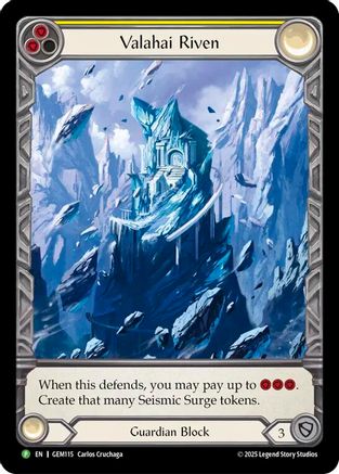 Valahai Riven (Yellow) (GEM115) - GEM Pack 4