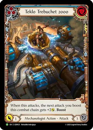 Teklo Trebuchet 2000 (GEM121) - GEM Pack 4 Rainbow Foil