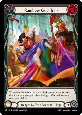 Rainbow Goo Trap (Red) (GEM122) - GEM Pack 4 Rainbow Foil