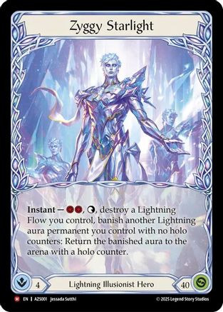 Zyggy Starlight (AZS001) - Armory Deck: Zyggy Rainbow Foil