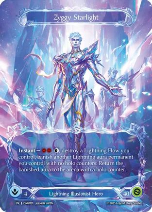 Zyggy Starlight (Marvel) (OMN001) - Omens of the Third Age Cold Foil