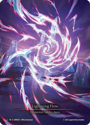 Lightning Flow (C) (OMN203) - Omens of the Third Age Cold Foil