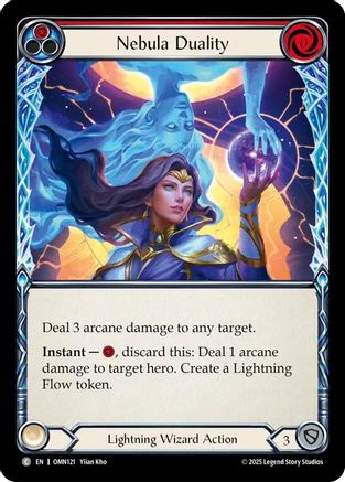 Nebula Duality (Red) (OMN121) - Omens of the Third Age Rainbow Foil