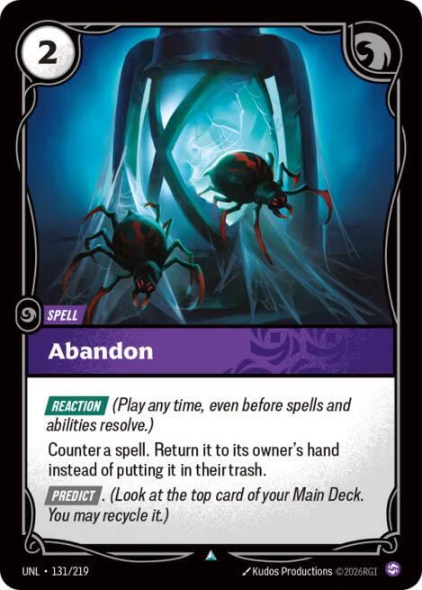 Abandon Rainbow Foil