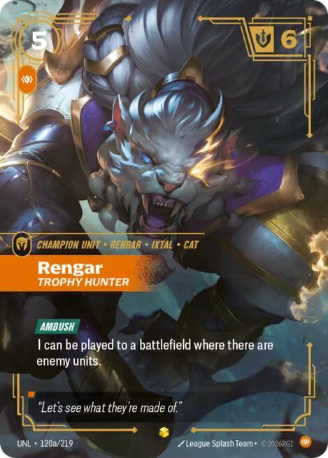 Rengar Trophy Hunter Alternate Art
