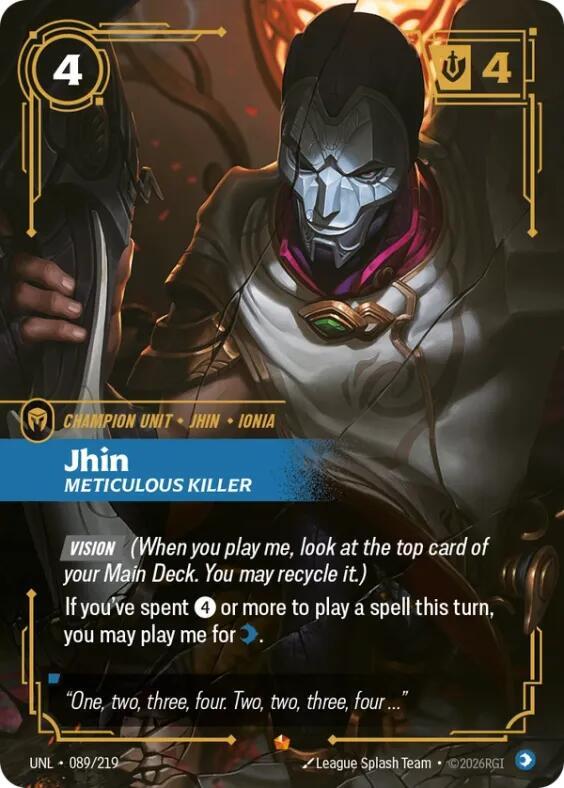 Jhin Meticulous Killer