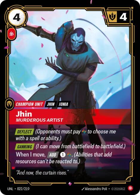 Jhin Murderous Artist