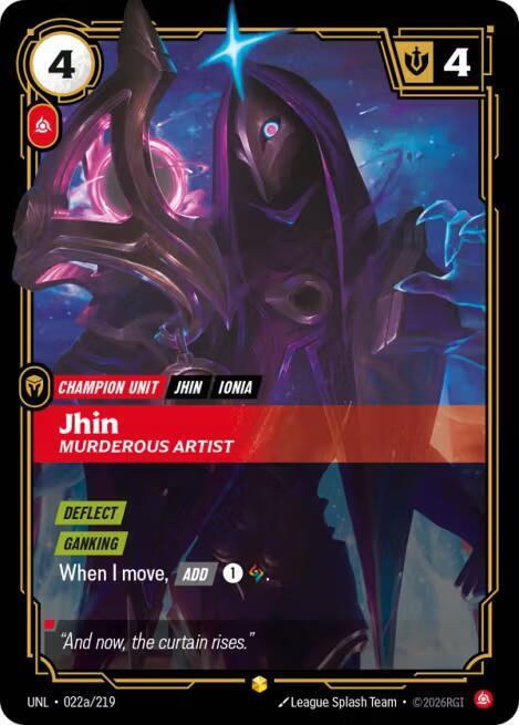 Jhin Murderous Artist Alternate Art