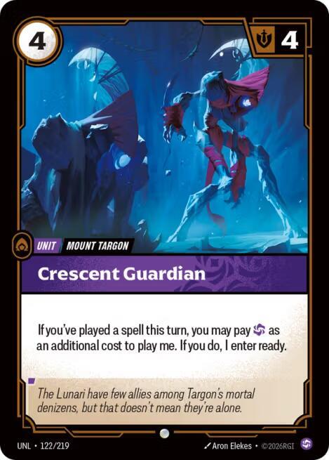 Crescent Guardian Rainbow Foil