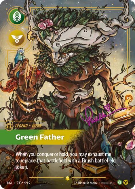 Ivern Green Father Signature