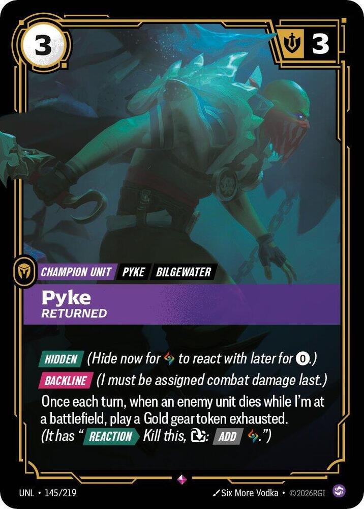 Pyke Returned
