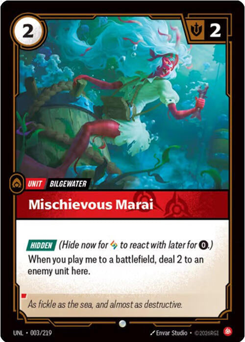 Mischevious Marai Rainbow Foil