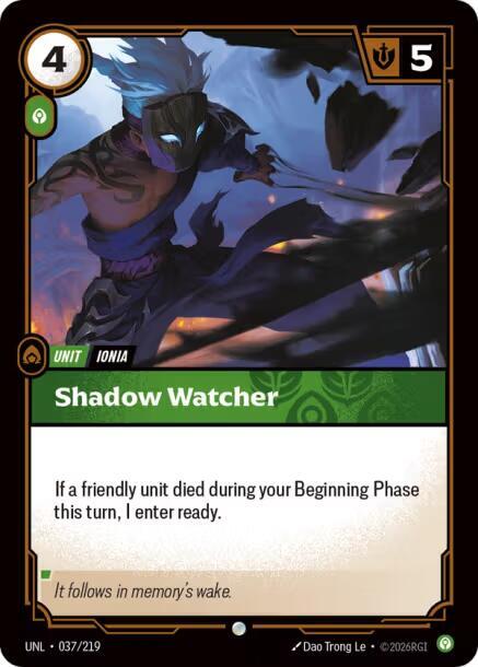 Shadow Watcher Rainbow Foil