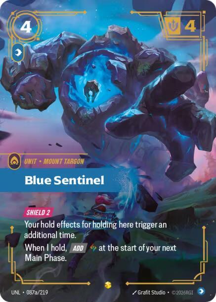 Blue Sentinel Alternate Art