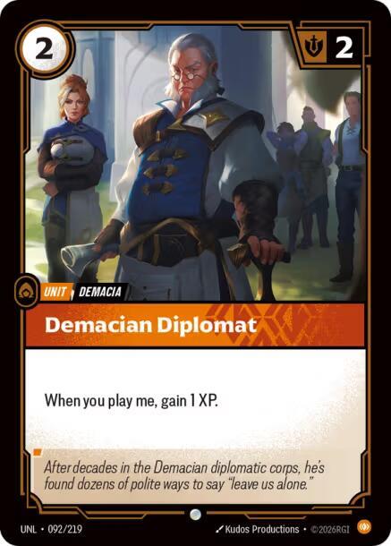 Demacian Diplomat Rainbow Foil