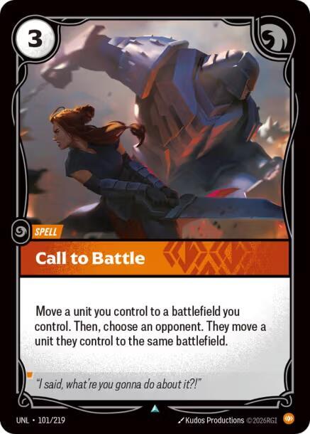 Call to Battle Rainbow Foil