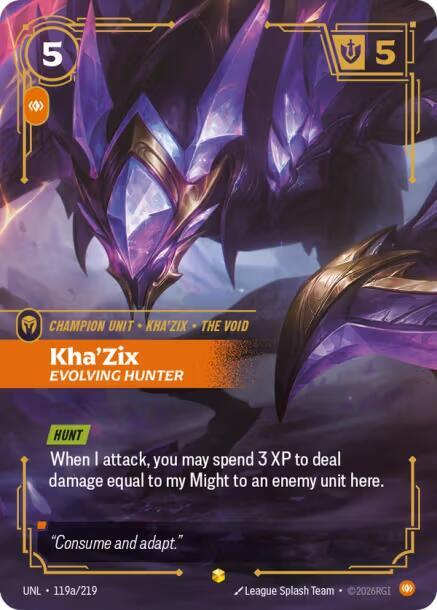 KhaZix Evolving Hunter Alternate Art