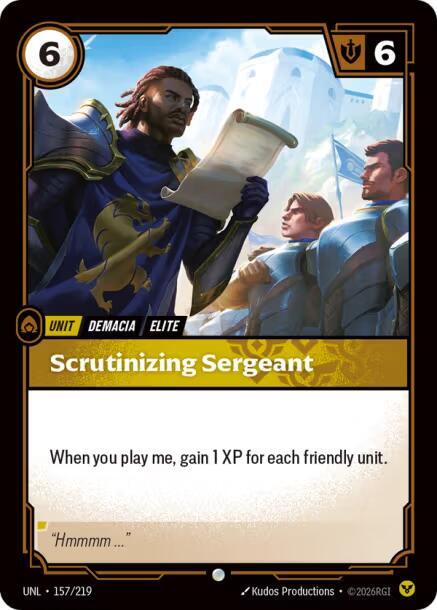 Scrutinizing Sergeant Rainbow Foil