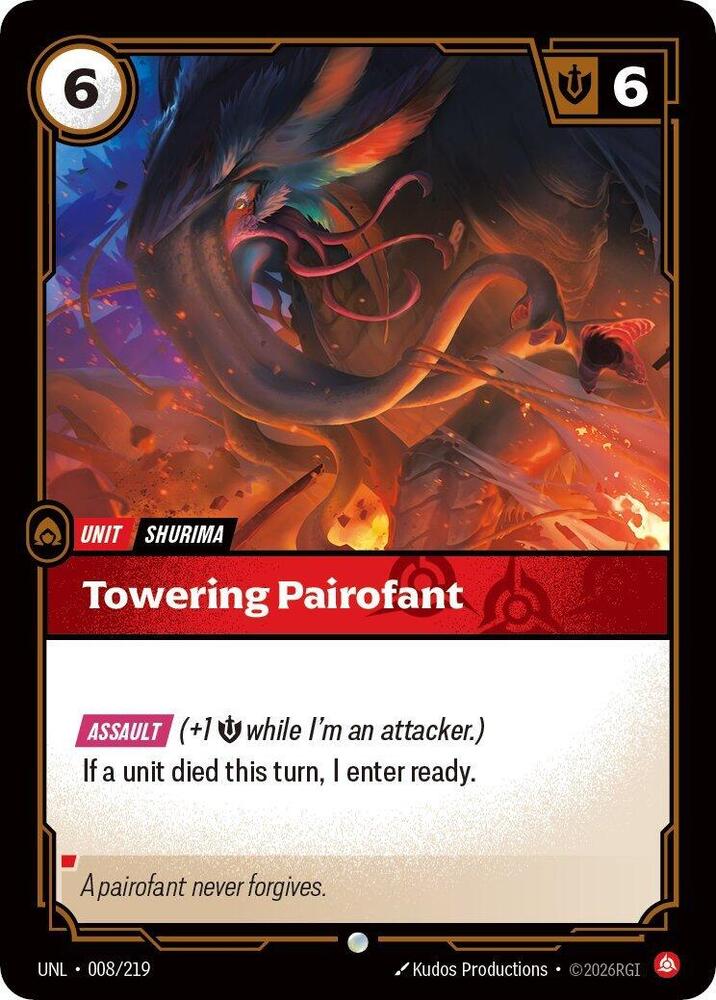 Towering Pairofant Rainbow Foil
