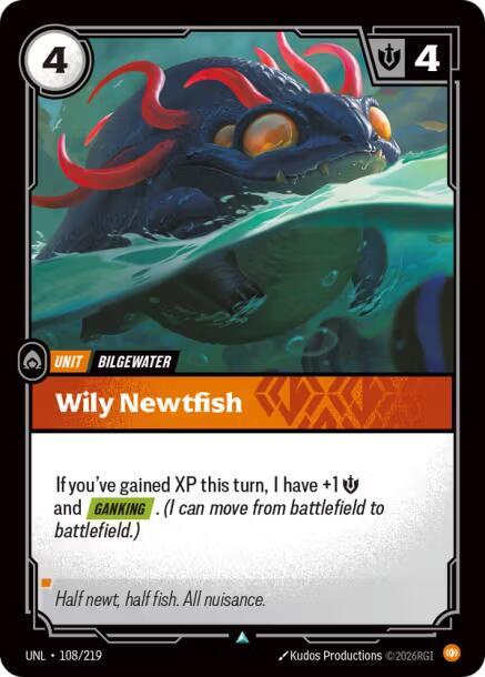 Wily Newtfish Rainbow Foil