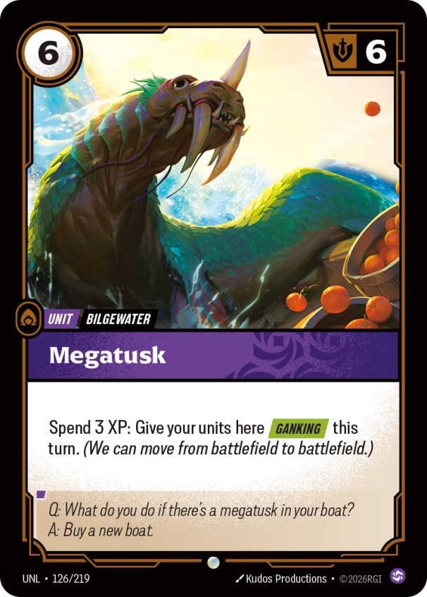 Megatusk Rainbow Foil