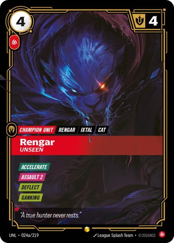 Rengar Unseen Alternate Art