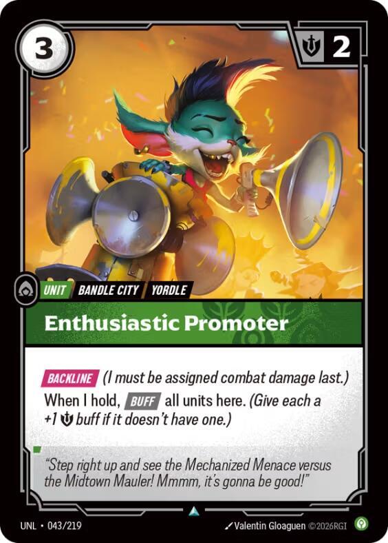 Enthusiastic Promoter Rainbow Foil