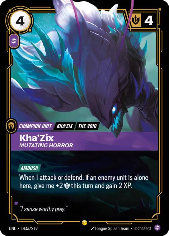 KhaZix Mutating Horror Alternate Art