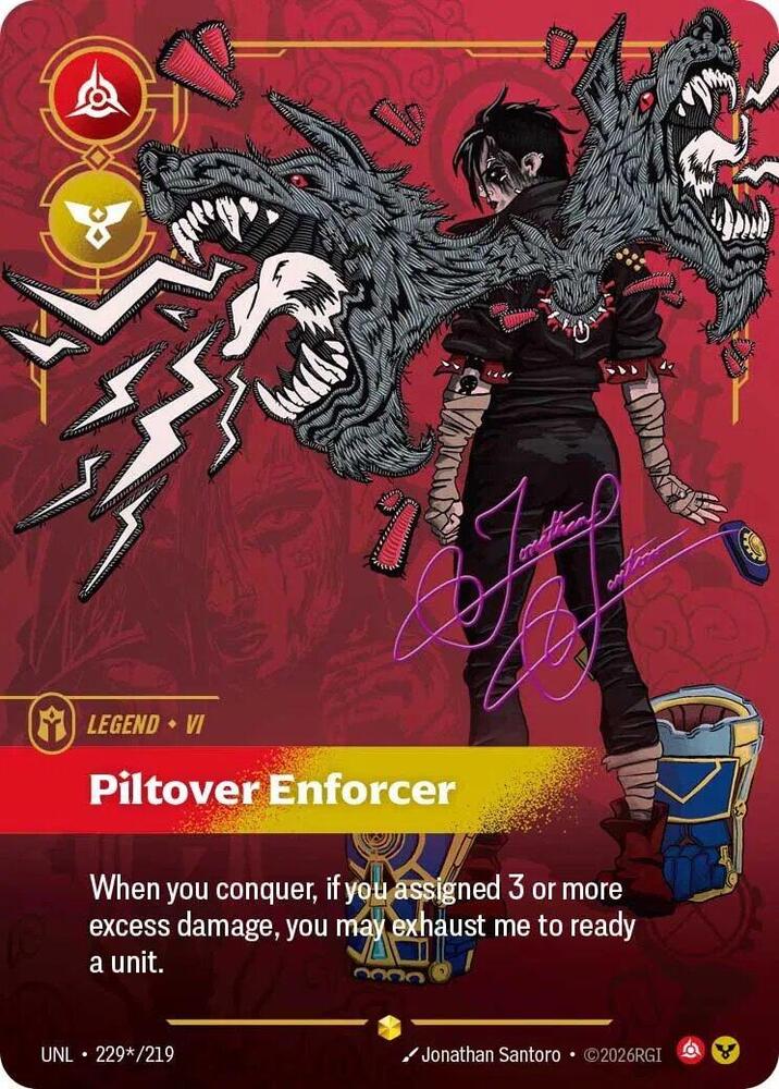Vi Piltover Enforcer Signature