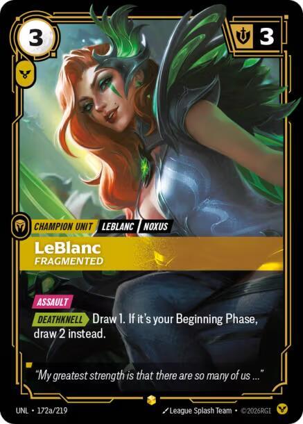 LeBlanc Fragmented Alternate Art