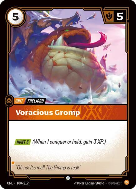 Voracious Gromp Rainbow Foil