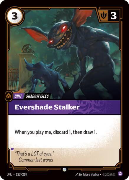 Evershade Stalker Rainbow Foil