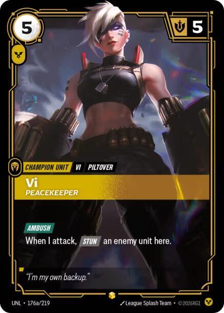 Vi Peacekeeper Alternate Art