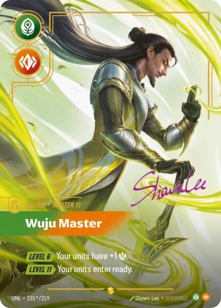 Master Yi Wuju Master Signature