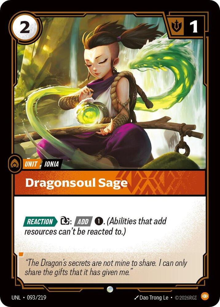 Dragonsoul Sage Rainbow Foil