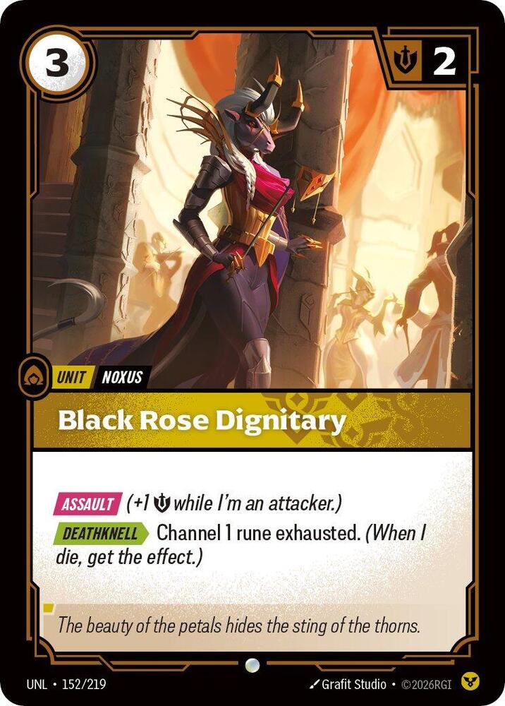 Black Rose Dignitary Rainbow Foil