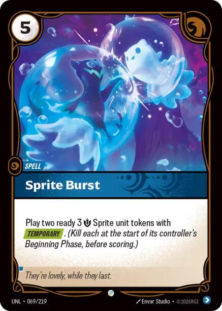 Sprite Burst Rainbow Foil