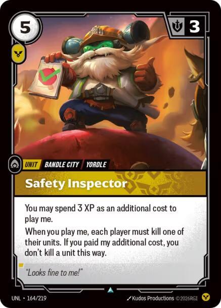 Safety Inspector Rainbow Foil