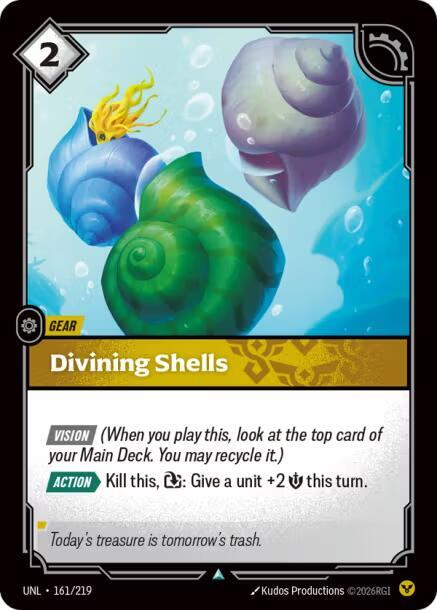 Divining Shells Rainbow Foil