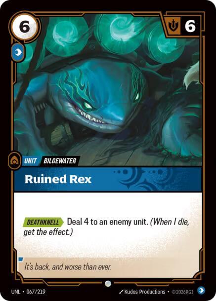 Ruined Rex Rainbow Foil