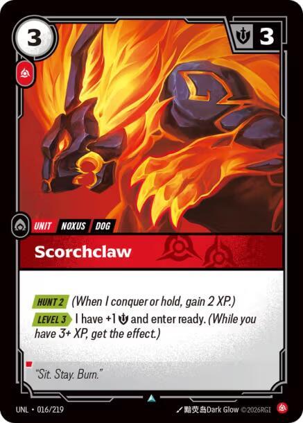 Scorchclaw Rainbow Foil