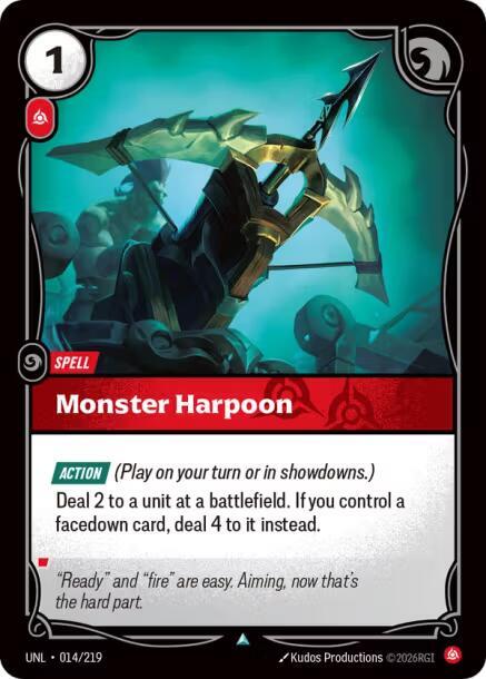 Monster Harpoon Rainbow Foil
