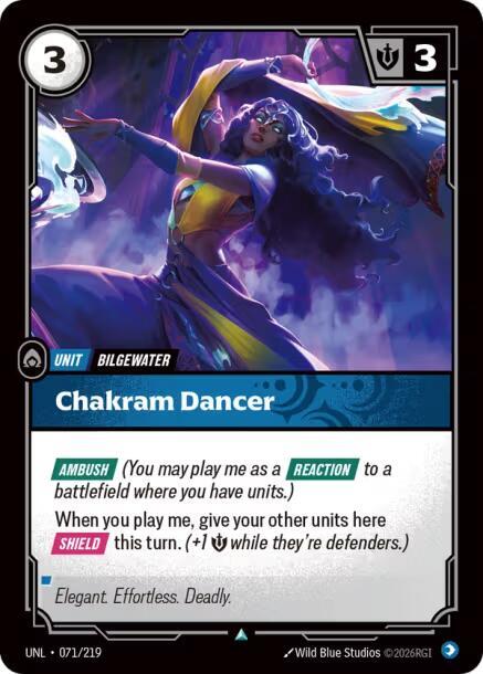 Chakram Dancer Rainbow Foil