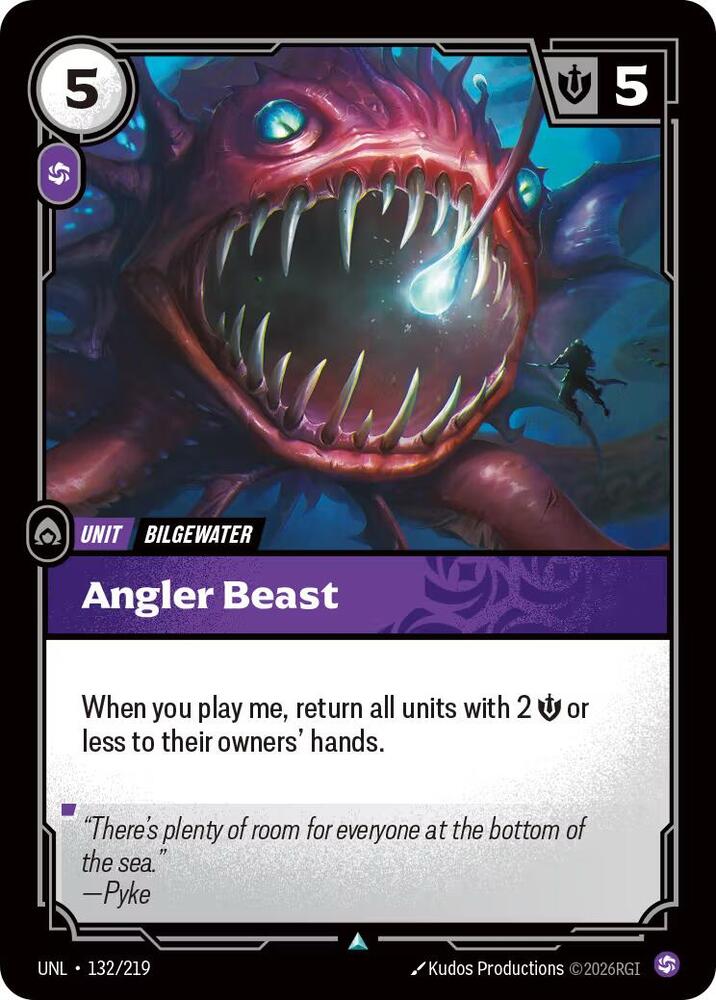 Angler Beast Rainbow Foil