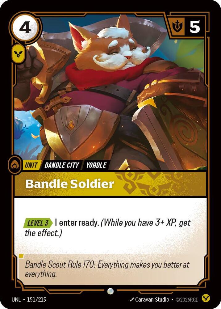 Bandle Soldier Rainbow Foil