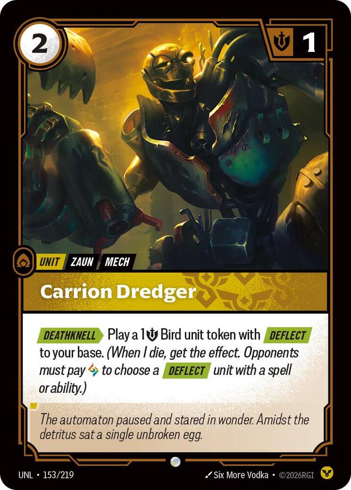 Carrion Dredger Rainbow Foil
