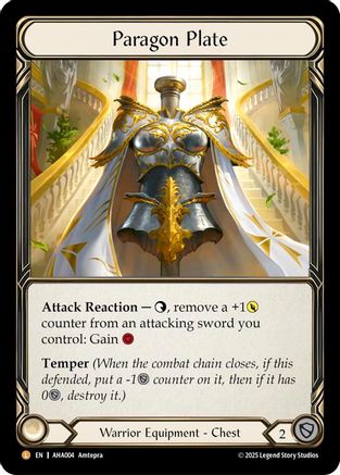 Paragon Plate (AHA004) - Armory Deck Origins: Hala Rainbow Foil