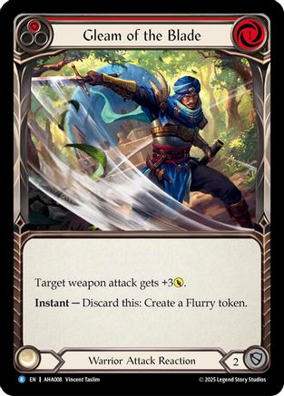 Gleam Of The Blade (Red) (AHA008) - Armory Deck Origins: Hala